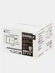 Сейф мебельный BRABIX SF-170KL (в170*ш260*г230мм), ключевой замок, черный, 291142