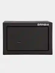Сейф мебельный BRABIX SF-170KL (в170*ш260*г230мм), ключевой замок, черный, 291142