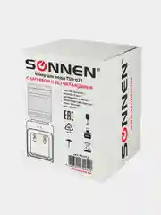 Кулер-водонагреватель SONNEN TSH-02T, без охлаждения, настольный, 2 крана, белый, 455412