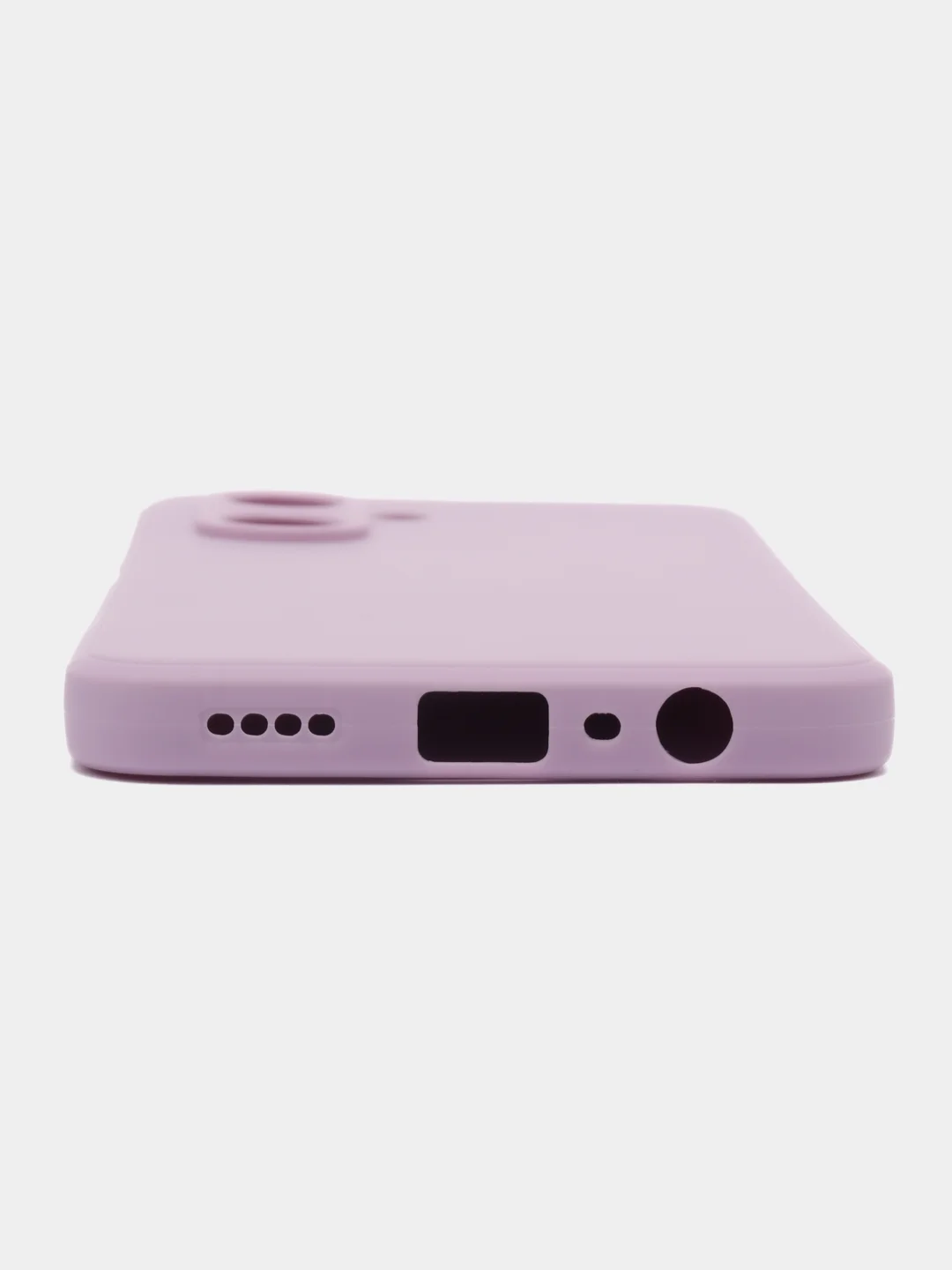Лавандовый чехол для Realme C30, C31, C33, C35, силиконовый, с микрофиброй внутри