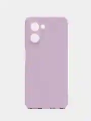 Лавандовый чехол для Realme C30, C31, C33, C35, силиконовый, с микрофиброй внутри