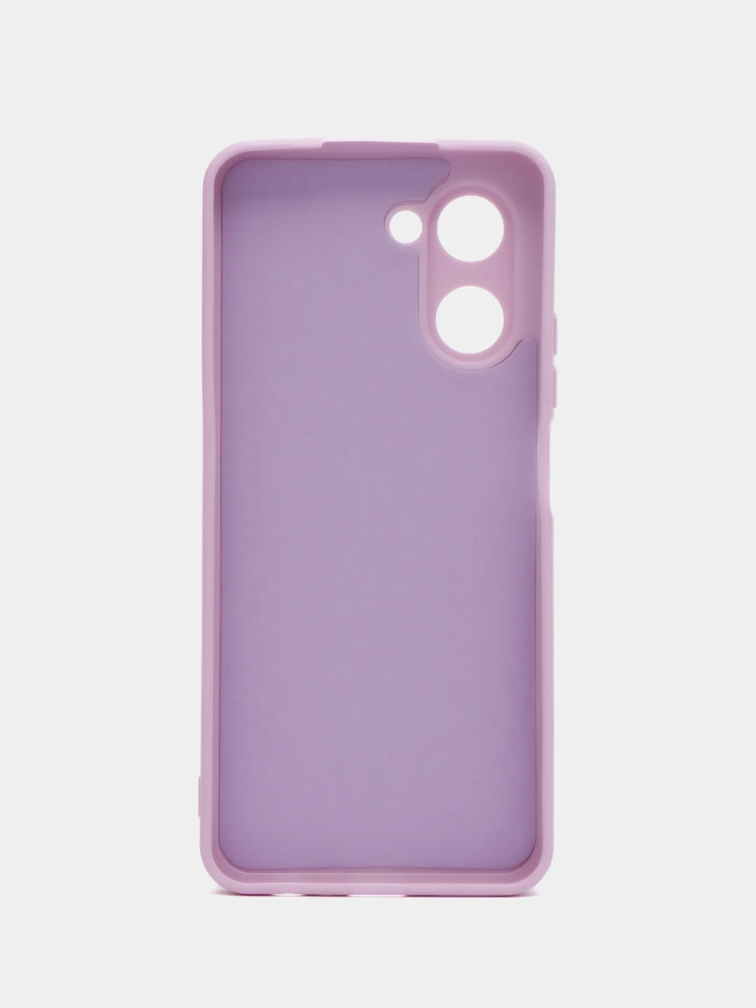 Лавандовый чехол для Realme C30, C31, C33, C35, силиконовый, с микрофиброй внутри