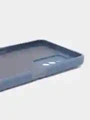 Синий чехол для Realme C30, C31, C33, C35, силиконовый, с микрофиброй внутри