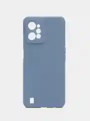 Синий чехол для Realme C30, C31, C33, C35, силиконовый, с микрофиброй внутри