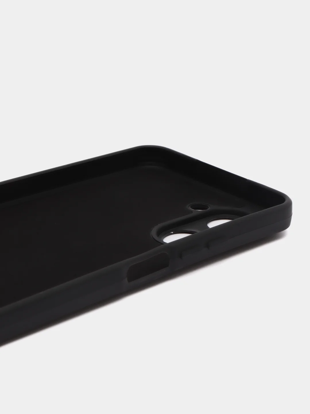 Черный чехол для Realme C30, C31, C33, C35, силиконовый, с микрофиброй внутри