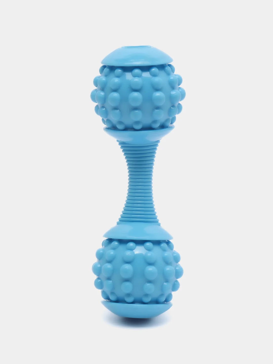 Синий игрушка для собак, резиновая гантель, 15 х 5х 5 см