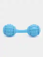 Синий игрушка для собак, резиновая гантель, 15 х 5х 5 см