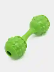 Зеленый игрушка для собак, резиновая гантель, 15 х 5х 5 см