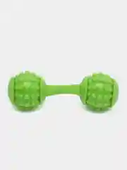 Зеленый игрушка для собак, резиновая гантель, 15 х 5х 5 см