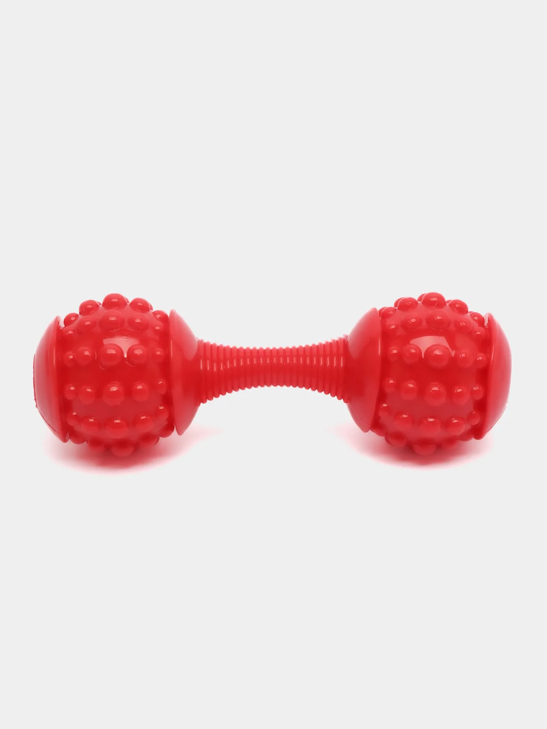 Красный игрушка для собак, резиновая гантель, 15 х 5х 5 см