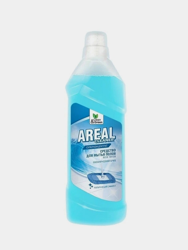 Средство для мытья пола Areal "Океанический бриз" (концентрат) 1 л. Clean&Green
