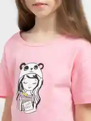 Кораллово-розовый пижама для девочки рост на 122-152 см (7-12 лет)