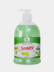 Жидкое мыло "Soapy" Light "Яблоко" с дозатором 500 мл. Clean&Green