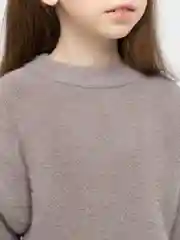 Серый джемпер детский, унисекс, однотонный