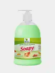 Крем-мыло жидкое "Soapy" Premium "арбуз и дыня" увлажняющее с дозатором 500 мл