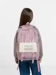 Сиреневый рюкзак детский с ушками