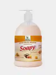 Крем-мыло жидкое "Soapy" Premium "молоко и мёд" увлажняющее с дозатором 500 мл