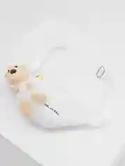 Белый сумка поясная детская, сумка бананка