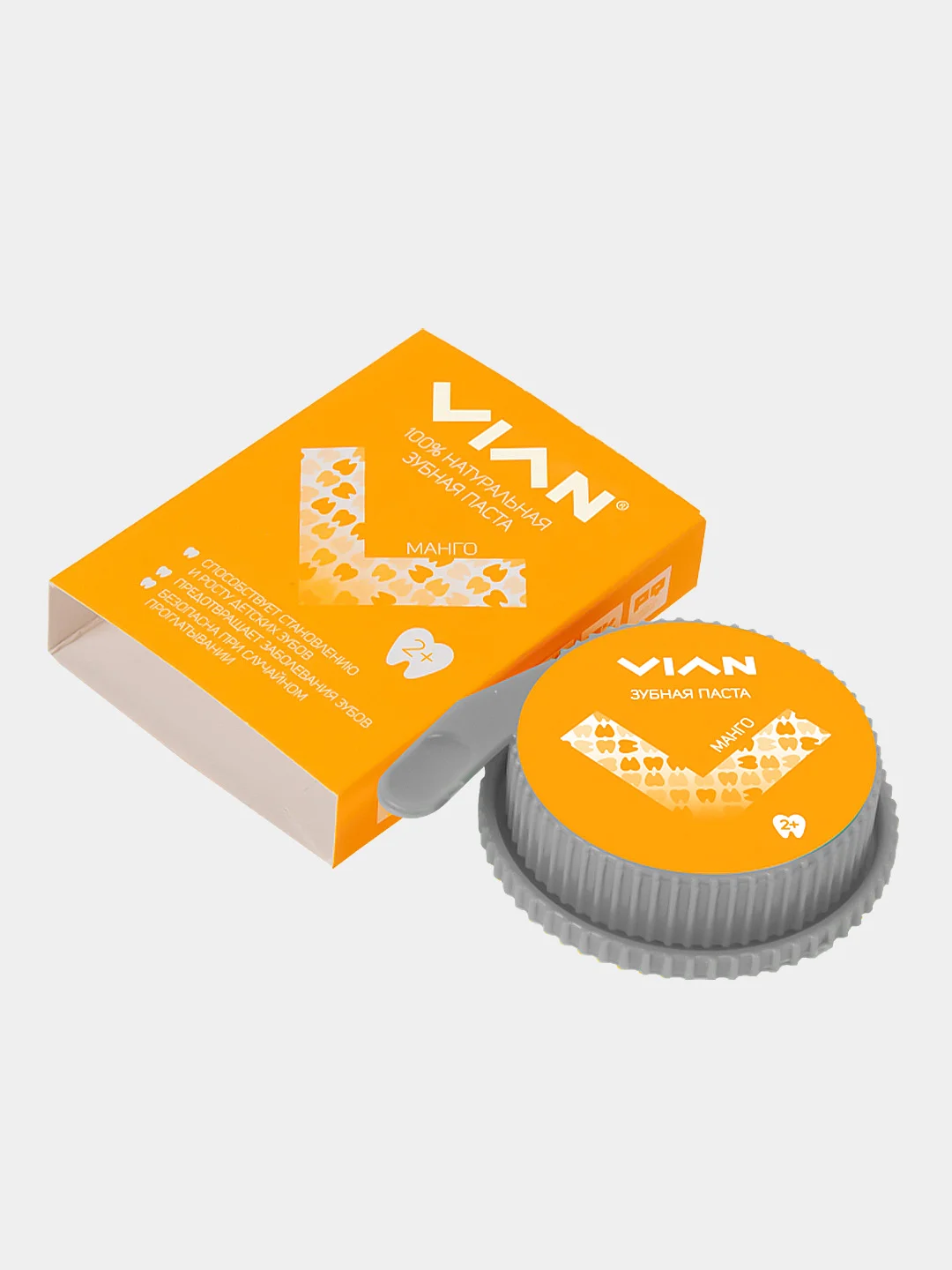 Манго концентрированная зубная паста VIAN, для детей с 2-х лет, 25 г