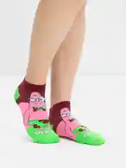 Пастельно-коралловый носки "Губка Боб Квадратные Штаны" (Sponge Bob Square Pants), унисекс
