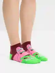 Пастельно-коралловый носки "Губка Боб Квадратные Штаны" (Sponge Bob Square Pants), унисекс