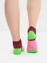 Пастельно-коралловый носки "Губка Боб Квадратные Штаны" (Sponge Bob Square Pants), унисекс