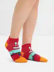 Алый носки "Губка Боб Квадратные Штаны" (Sponge Bob Square Pants), унисекс