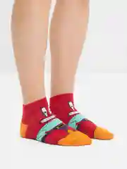 Алый носки "Губка Боб Квадратные Штаны" (Sponge Bob Square Pants), унисекс