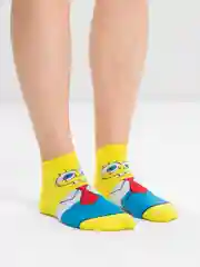 Лимонный носки "Губка Боб Квадратные Штаны" (Sponge Bob Square Pants), унисекс