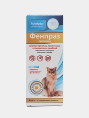 Пчелодар "Фенпраз" для кошек и котят, суспензия от глистов, 5 мл