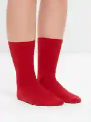 Красный носки с фруктами и ягодами