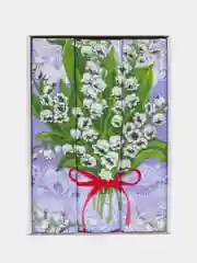Лавандовый полотенца кухонные подарочный набор из 3-штук