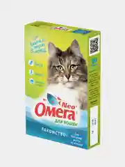 Витамины омега нео  для кошек для выведения шерсти из желудка