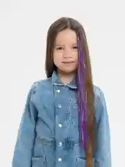 Фиолетовый прядь для волос