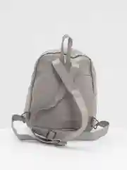 Серый рюкзак универсальный, женский, экокожа, разные цвета