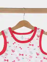 Кораллово-розовый комплект детский: майка и трусики, для девочек