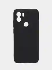 Черный чехол Xiaomi Redmi A2+ / A1+ (Plus) / Poco C51 / C50 (Редми А2+ / С51) прозрачный