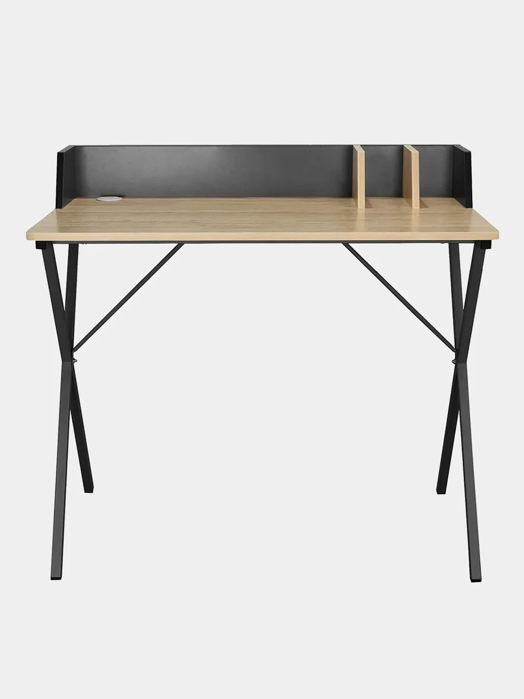 Стол на металлокаркасе BRABIX LOFT CD-007 (ш800*г500*в840мм), органайзер, 641227