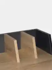 Стол на металлокаркасе BRABIX LOFT CD-007 (ш800*г500*в840мм), органайзер, 641227