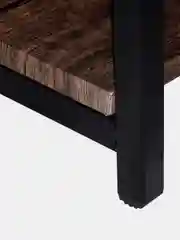 Стеллаж на металлокаркасе BRABIX LOFT SH-002 (ш600*г350*в845мм), цвет морёный дуб, 641231