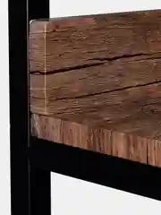 Стеллаж на металлокаркасе BRABIX LOFT SH-002 (ш600*г350*в845мм), цвет морёный дуб, 641231