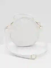 Белый сумка круглая, женская