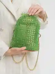 Зеленый сумка из бусин Joelle