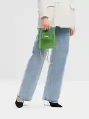 Зеленый сумка из бусин Joelle