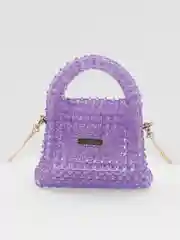 Лавандовый сумка из бусин Joelle