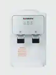 Кулер для воды SONNEN TSE-02WP, настольный, нагрев/охлаждение, 2 крана, белый