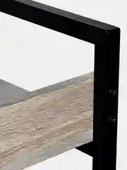 Стеллаж на металлокаркасе BRABIX LOFT SH-002 (ш600*г350*в845мм), цвет дуб антик, 641232