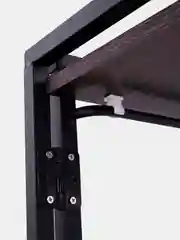 Стол BRABIX Smart CD-009 (ш800*г455*в795мм), ЛОФТ, складной, металл/ЛДСП ясень, 641875