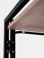 Стол BRABIX Smart CD-010 (ш1000*г505*в795мм), ЛОФТ, складной, металл/ЛДСП дуб, 641876