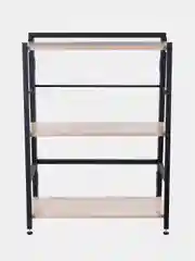 Стеллаж BRABIX Smart SH-006 (ш605*г295*в790мм), ЛОФТ, трапеция, складной, металл/ЛДСП дуб